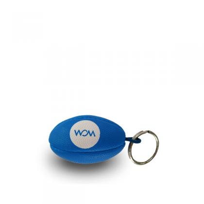 Rugby ball shaped key rings