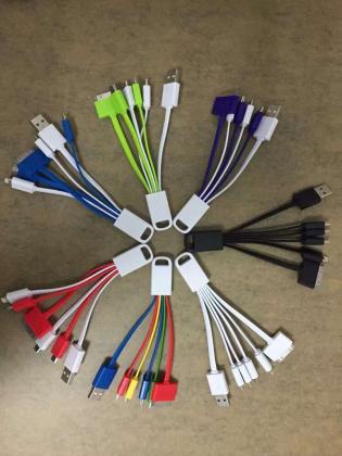6 IN 1 Multi Cable Plastic and PVC