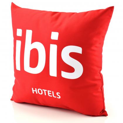 Fabric Logo Cushions/Pillows with 1 Colour Print