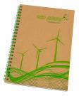Enviro-Smart- A5 Natural Cover Wiro-Bound notepad recycled