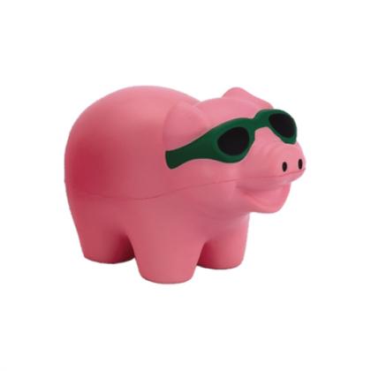 Pig with Sunglasses (small) Stress Shape