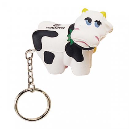 Daisy Cow Keyring Stress Shape