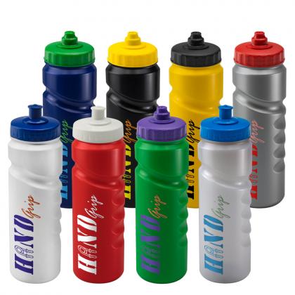750ml Finger Grip Sports Bottle - Choice of 8 Colours