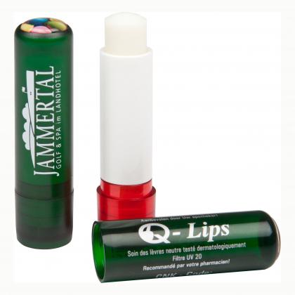 Green Lip Balm Stick, Domed label, 4.6g