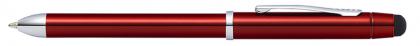 CROSS Tech3+ Engraved Translucent Red Multifunction Pen