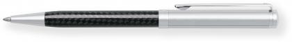Sheaffer Intensity Carbon Fibre Barrel with Bright Chrome Cap Ball Pen