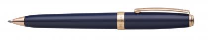 Sheaffer Prelude Cobalt Blue Lacquer with Rose Gold Tone Trim Ball Pen