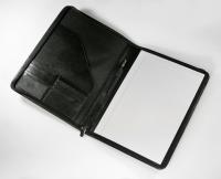 Eco VerdeA4 Zipped Folder in Black
