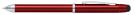CROSS Tech3  Engraved Translucent Red Multifunction Pen