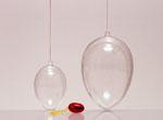Perspex Easter Egg Bauble 100mm