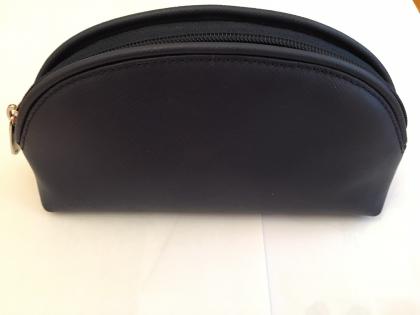 Saffiano leather ladies cosmetic bag