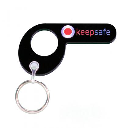 KeepSafe Digit Single Sided Keyring