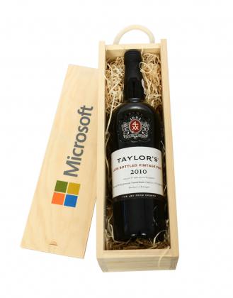 TAYLORS LBV PORT IN A WOODEN CRATE