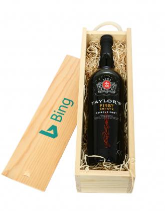 TAYLORS FIRST ESTATE PORT IN A WOODEN CRATE