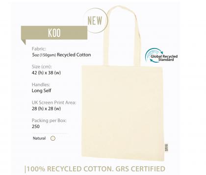 KOO Recycled Cotton Bag