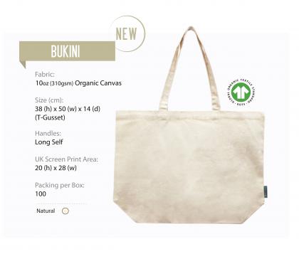 BUKINI Organic Canvas Bag