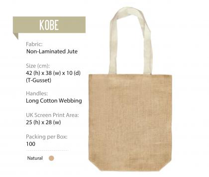 KOBE Natural Jute Bag
