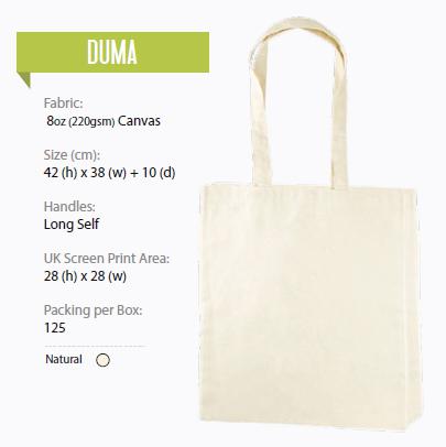 DUMA Canvas Shopper Bag
