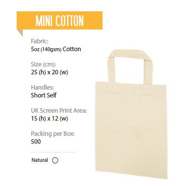 MINI Cotton Bag