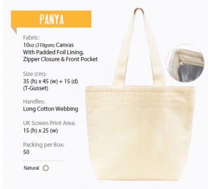 PANYA Canvas cooler bag