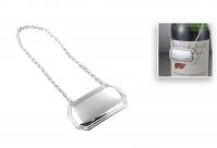 DECANTER TAG WITH CHAIN - 28x52 mm