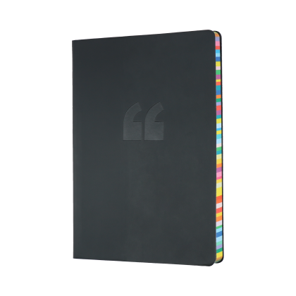 Collins Edge - Rainbow A5 Ruled Notebook