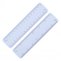 Ultra thin scale ruler, ideal for mailing, 150mm