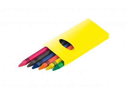 6 pc crayon set
