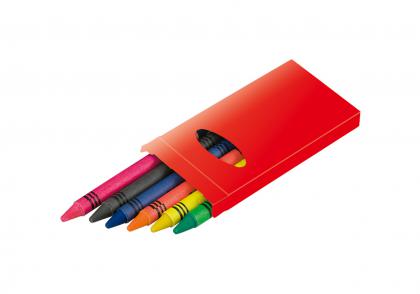 6 pc crayon set
