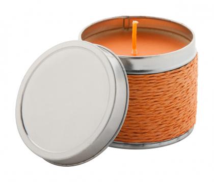 scented candle, orange