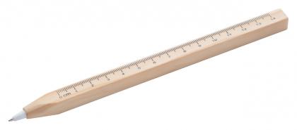 ballpoint pen with ruler