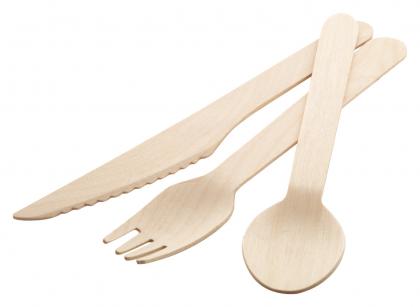 wooden cutlery, fork