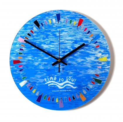 Clock - Wall Clock- recycled/recyclable 3mm acrylic