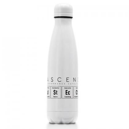 Oasis white stainless steel insulated thermal bottle - 500ml