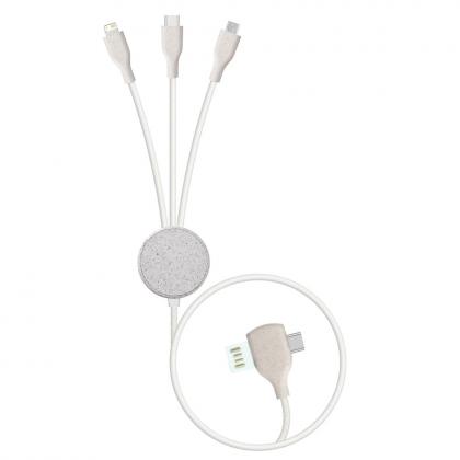 C24 3 in 2 multi charging cable with TypeC – Bio