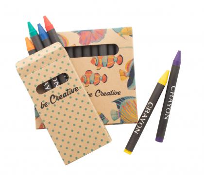 custom 6 pc crayon set