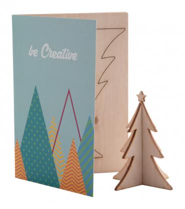 Christmas card, Christmas tree