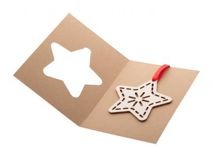 Christmas card, star