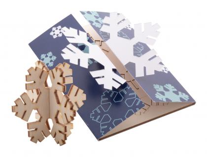 Christmas card, snowflake