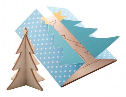 Christmas card, tree
