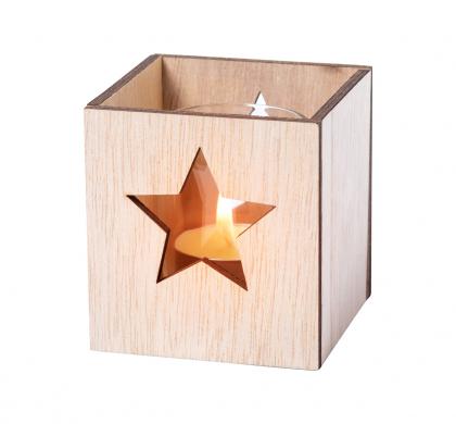 Christmas candle, star