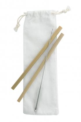 bamboo straw set