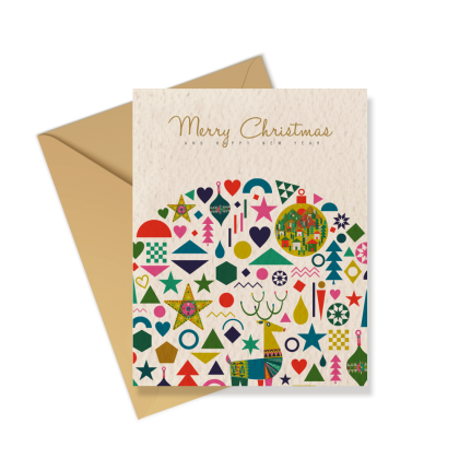 Seeded Paper Greeting Card