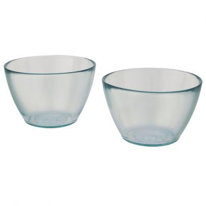CUENC 2-PIECE RECYCLED GLASS BOWL SET