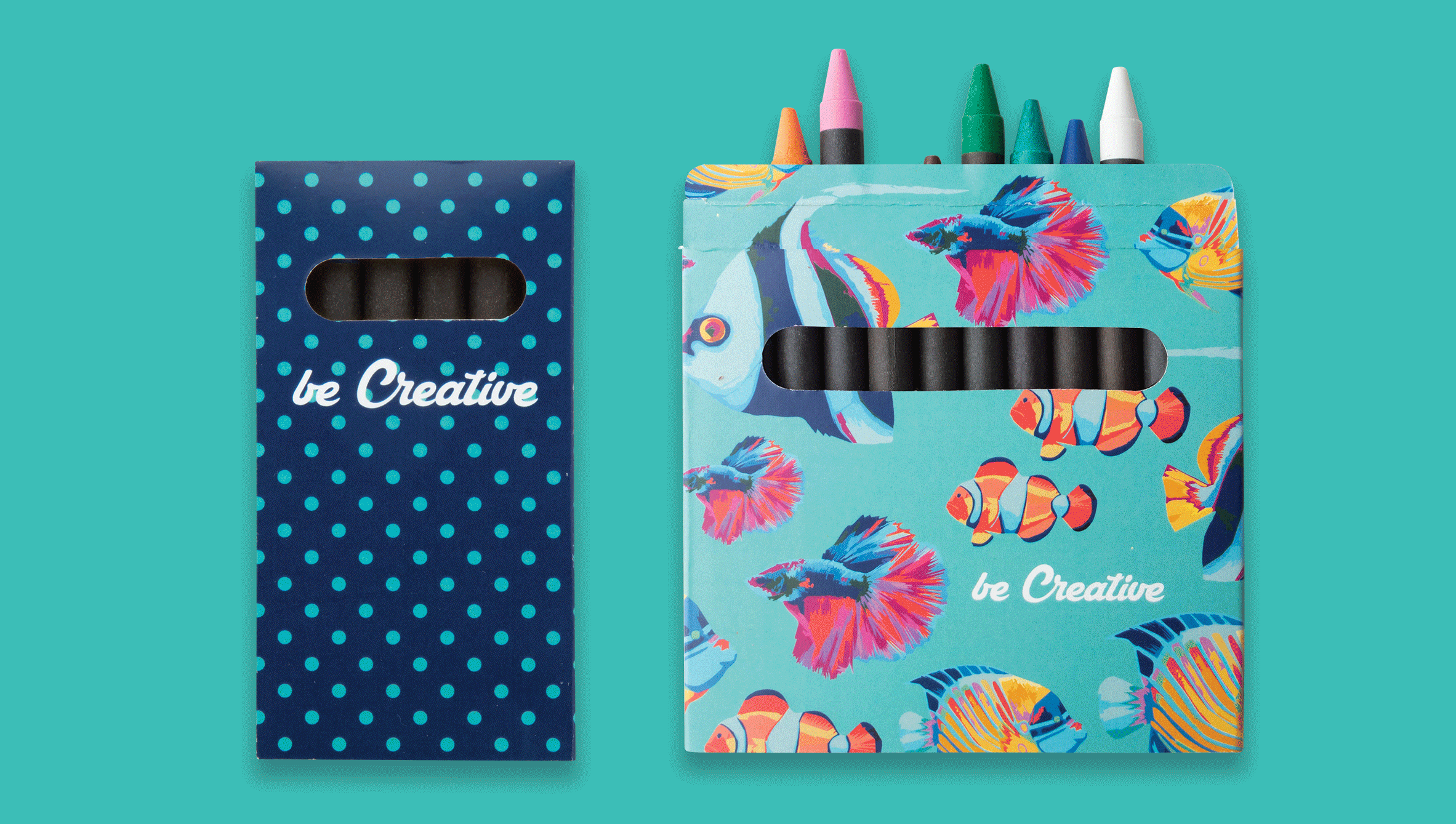 custom 6 pc crayon set