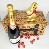 Easter Hamper with Bollinger Champagne & Chocolate Lindt Bunny