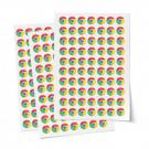 Stickers - paper - 30mm diameter - 70 to sheet