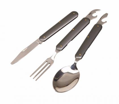 3 piece outdoor cutlery set CAMPING