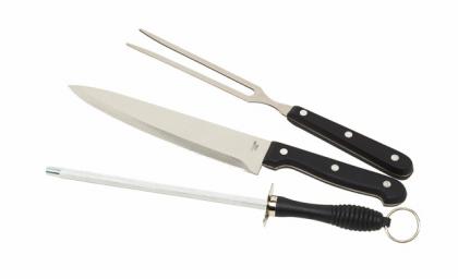 3-piece stainless steel carving set CARVE
