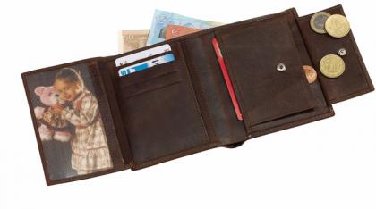 Genuine leather wallet WILD STYLE